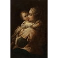 thumbnail image 3 of Circle Of Jean-Honoré Fragonard 13x18 Black Modern Framed Museum Art Print Titled - Mother and Child, 3 of 5
