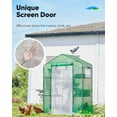 thumbnail image 2 of Quictent Portable Walk-in Mini Greenhouse 56"x29"x77" 3 Tiers 6 Shelves Outdoor Hot Green Gardening Planter House, 2 of 8