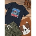 thumbnail image 3 of Pirate Hippo Captain Text  T-Shirt Toddler -Image by Shutterstock,  5 Toddler, 3 of 4