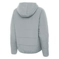 thumbnail image 3 of Women's Antigua  Gray Boston College Eagles Universe Full-Zip Hooded Puffer Jacket, 3 of 3
