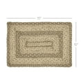 thumbnail image 3 of VHC Brands Farmhouse Cobblestone Table Placemat, Tan Grey White, Jute Blend, Rectangle, 10x15 Inches, 3 of 4