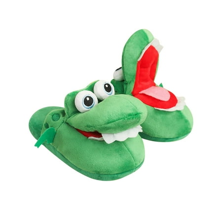 

Funny Winter Warm Slippers Lightweight Crocodile Shape for Winter Footwear Bedroom House Shoes