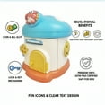 thumbnail image 6 of Mushroom House Piggy Bank with Lock and 2 Keys – Cute Coin Bank for Kids, Decorative Savings Money Box, 6 of 10