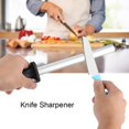 thumbnail image 4 of Honing Steel Knife Sharpening Steel Sharpening Rod，8 Inch Sharpening Stick Kitchen Knife Honer or Kitchen Knives High Hardness, 4 of 5