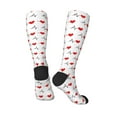 thumbnail image 4 of Balery Heartbeat Symbol Fun Novelty Socks Men'S Women'S Crew Socks Funny Crazy Novelty Socks Quirky And Cool Socks, 4 of 9