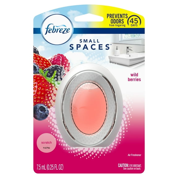 Febreze Small Spaces Air Freshener, Wild Berries, 1 count