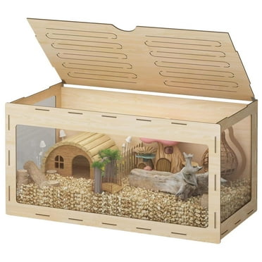 Picture of GDLF Hamster Cage with Storage Cabinet Small Animal, Large Habitat for ...