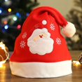 thumbnail image 4 of Gorro de Navidad, regalo de Navidad, para niños, adultos, muñeco de nieve, anciano, ciervo, vellón, forma de asta, decoración, sombrero de vestir, 4 of 5