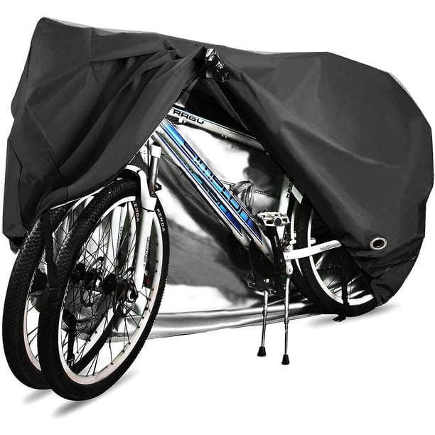 Funda Bici Para 2 Bicis 210d Ripstop Material Cortavientos Anti Uv