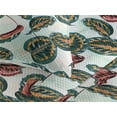thumbnail image 3 of Ambesonne Tropical Quilted Bedspread Set 3 Pcs, Exotic Maranta Leaves Art, King, Teal Mint Green and Raspberry, 3 of 4