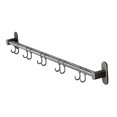 thumbnail image 3 of veasfak Kitchen Utensil Rack, Kitchen Rack, Rail Rack Organizer for Hanging, Cup Holder, 60cm, 3 of 9