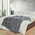 thumbnail image 6 of Home Soft Things Kasaya Supersoft Faux Fur Throw - Sharkskin - 50" x 60", 6 of 10