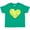 Kelly Green, variant on Inktastic Tennis Ball in Heart Boys or Girls Baby T-Shirt