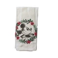 thumbnail image 2 of Disney Mickey Mouse 2 Pack Kitchen Towels 100% Cotton Christmas Wreath, 2 of 3