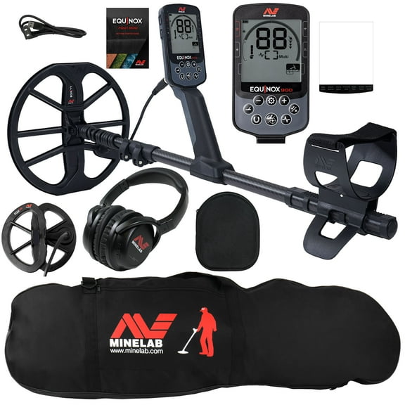 Minelab EQUINOX 900 Multi-IQ Metal Detector with Minelab Carry Bag