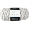 thumbnail image 4 of Mainstays Roving Yarn Value Bundle, 100% Acrylic, 26 yd, Soft Silver, Super Bulky, Pack of 12, 4 of 5