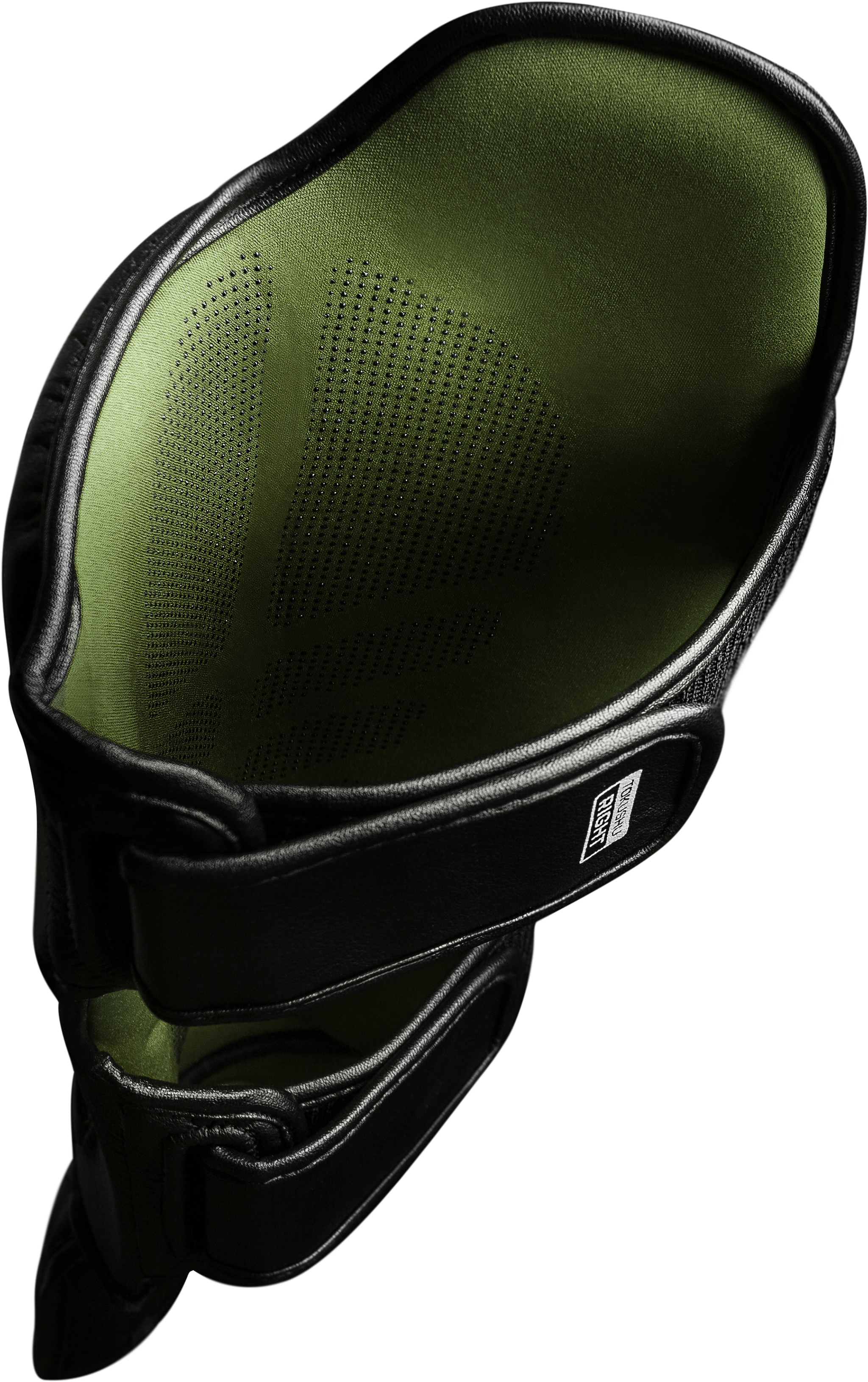 Hayabusa T3 Striking Shinguards, Black/Green Large