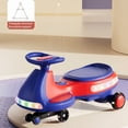 thumbnail image 4 of Light-Up Electric Wiggle Car with Pedal, 2-in-1 Swing Car, 2 motor Ride-On Toy, Anti-Rollover, Flashing Wheels for Ages 3 and Up, 4 of 10