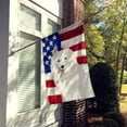 thumbnail image 2 of Patriotic USA Japanese Spitz House Flag, 2 of 4