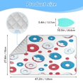 thumbnail image 2 of Ironing Mat Portable Ironing Blanket for Table Top Travel Ironing Pad for Washer Dryer 27.6" x 47.2" Cute Doughnuts Pattern, 2 of 6