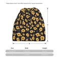 thumbnail image 3 of Yiaed Royal Blue Plaid Sunflower Print Multifunction Beanie Hats for Women Men Slouchy Knit Beanie Hat Winter Hat Scarf Stretch Skull Cap, 3 of 8