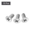 thumbnail image 3 of Uxcell 5/16-18x1" Flat Head Machine Screws Phillips 304 Stainless Steel Bolts 10 Pack, 3 of 6