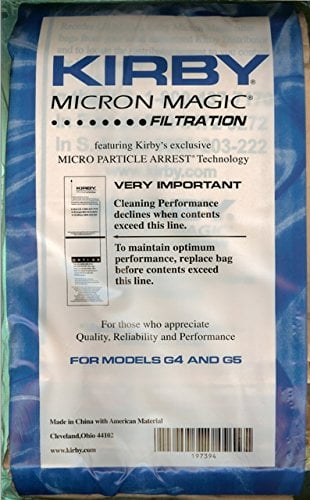 9 Pieces for sale online Kirby 197394 Micron Magic Vacuum Cleaner Bags 