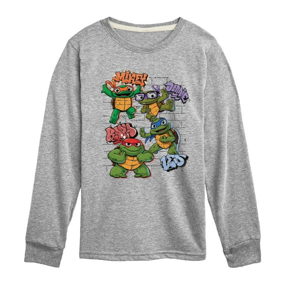 Teenage Mutant Ninja Turtles Mutant Mayhem - Toddler & Youth Group - Toddler & Youth Long Sleeve Graphic T-Shirt