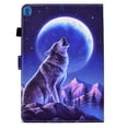 thumbnail image 6 of Allytech iPad 10.2" Case, iPad 9 8 7 Case 10.2", Slim Fit Multi Angle Stand Smart Cover Auto Sleep Wake Shockproof Protection Anti-scratch Case for Apple iPad 9th 8th 7th Gen - Wolf, 6 of 7