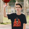 thumbnail image 3 of Smartprints Built Different Gorilla Gold Chain Youth T-Shirt Black, Cotton, XS, 3 of 4