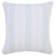 thumbnail image 6 of Laddha Home Designs Handwoven Geometric Striped Cotton Throw Pillow Cover - 20" - Sky Blue and White, 6 of 9