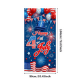 thumbnail image 2 of Patriotic Design Happy 4th of July Banner American Flag Fireworks Decoration for Independence Day Party Celebration Event, 2 of 7