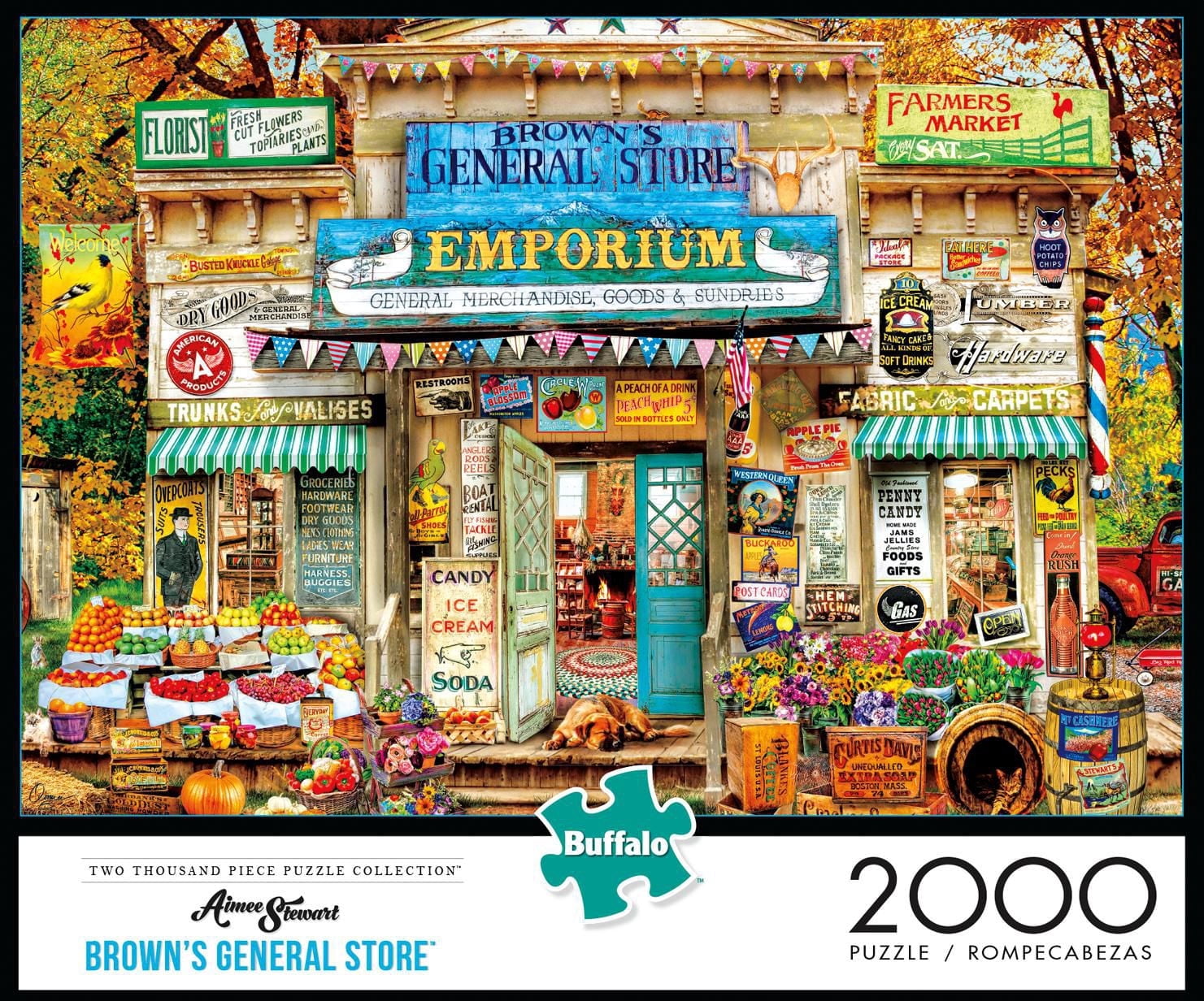 Buffalo Games Brown's General Store 2000 Piece Jigsaw Puzzle