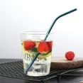 thumbnail image 2 of ReaNea 18-Piece Rainbow Stainless Steel Straw Set, 8.5" Reusable Metal Straws, 2 of 7