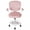Pink, variant on Upgraded Children Desk Chair with Flipped Armrest and Footrest, Height Adjustable Swivel Kids Computer Chair, Children Study Chair for Home, School and Library-Blue