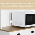 thumbnail image 4 of VEIKOUS 72"Kitchen Pantry Storage Cabinet Buffet w/Shelves and Microwave Space, White, 4 of 10
