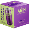 ARIH Dual Biotic Soda, Functional Prebiotic and Postbiotic Soda, Low Sugar, Berry Bliss, 12 fl oz, 4 Pack