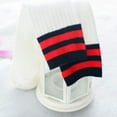 thumbnail image 5 of Uccdo Unisex Girls Boys Knitted Striped Long Socks Children's Knee-High Soccer Socks Stacked Socks, 3-15T, 5 of 8