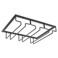 thumbnail image 1 of Wine Rack Holder Stainless Steel Hanging Racks Glass Cup Stemware Shelf Mounted, 1 of 8