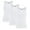 White, variant on Knocker  White Basic A-Shirts (3 Pack) (Men Big & Tall)