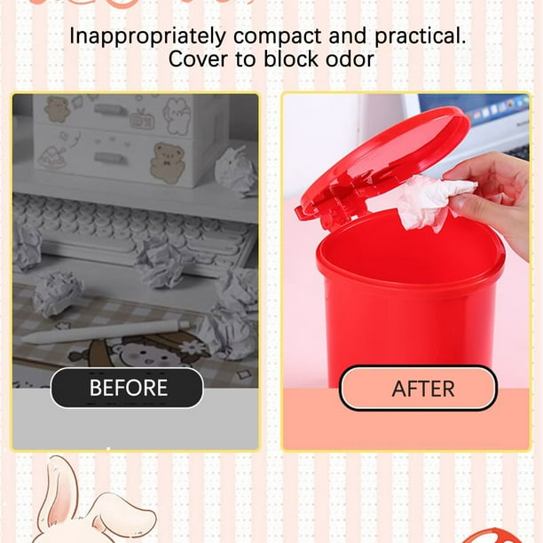 Poubelle Avec Couvercle Basculant Corps Gris - Couvercle Brun - 25l