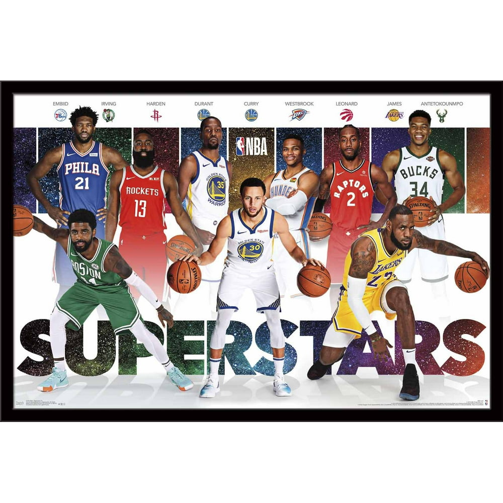 NBA Superstars Poster