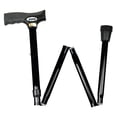 thumbnail image 1 of Bastón plegable ProBasics negro para hombres y mujeres, ajustable y con mango cómodo. Ayuda ligera, duradera y portátil para caminar, ideal para personas mayores, discapacitadas y personas con movilid, 1 of 5