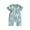 Green, variant on Jgppe Toddler Boys Girls Swimsuit Cute Printed Zipper Short Sleeve Romper Jumpsuit Bathing Suit 3Months-3Years