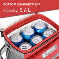 thumbnail image 5 of Tirrinia Insulated Lunch Bags for Women and Men, lunch Totes Best Thermos Cooler Container, Leakproof Expandable Reusable Lunch Box, Red, 9.5" x 7" x 8.1", 5 of 7