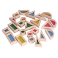 thumbnail image 1 of Bloques de construcción acrílicos transparentes coloridos, aprendizaje sensorial, educación temprana, bloques de apilamiento, 1 of 9