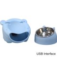 thumbnail image 1 of Automatic Cat Fountain LED Filtering Silent Pet Drinking Dispenser Cat Food Bowl, 1 of 10