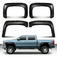 thumbnail image 3 of PIT66 Fender Flares Paintable Smooth Matte Pocket Riveted Style Wheel Flares Fit for Chevy Silverado 1500 2007-2013/Silverado 2007-2014 2500HD 3500HD, 3 of 13