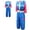 Blue Pant Set, variant on 3PCS Zombies Girls Costume Halloween Cosplay Cheerleader Outfits for 5-6 Year