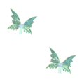 thumbnail image 1 of Sonducket Fairy Wing Fancy Dress Costume Festival Dress Prop up Child Girls 2piezas Verde, 1 of 1